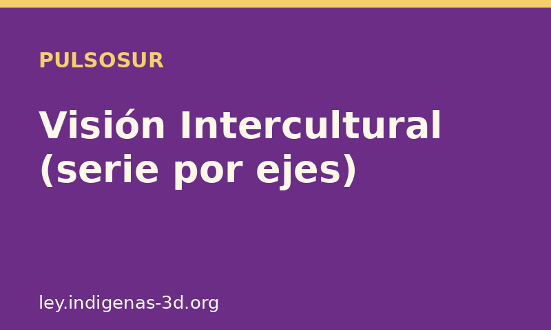 Visión Intercultural (serie por ejes)