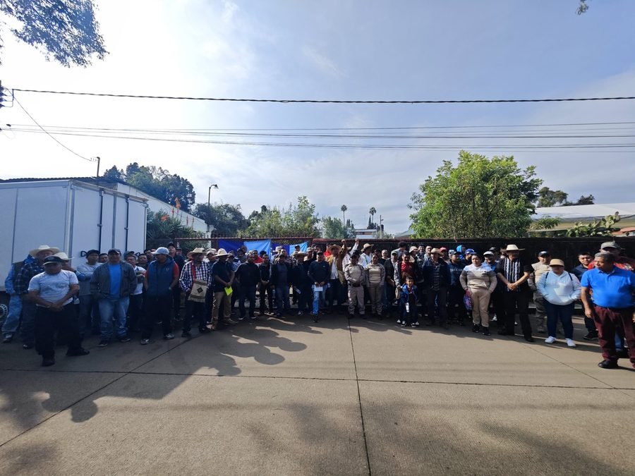 Comunidades del Consejo Supremo Indígena de Michoacán reunidas el 6 de septiembre